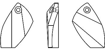Přívesek Swarovski Avant-garde